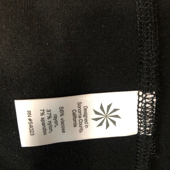 ATHLETA Whereabouts Black Fit & Flare Dress - Picture 4 of 5